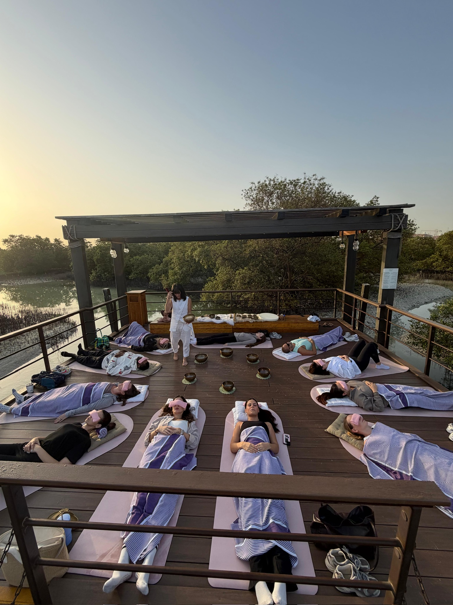 Serene environment with natural light