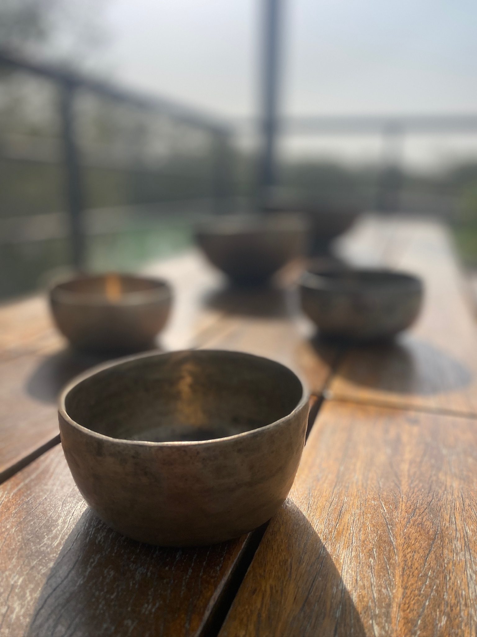 Aromatherapy setup with essential oils