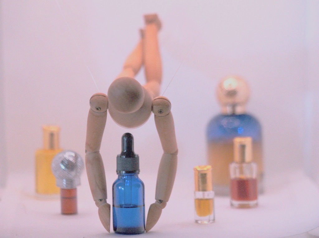 Essential oils and aromatherapy setup